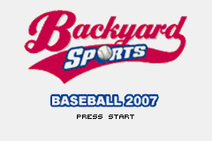 Backyard Sports - Baseball 2007